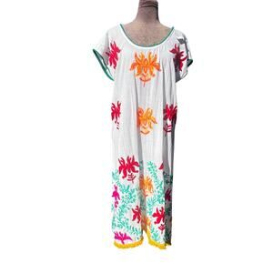 NEIMAN MARCUS PURE NORDIC COTTON KIMONO COVERALL SZ L